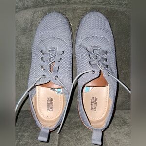 Johnston & Murphy Boys Gray Knit Lace-Up Dress Shoes